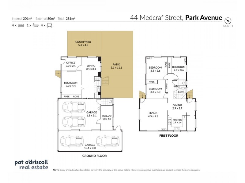 44 Medcraf Street, Park Avenue QLD 4701 Floorplan