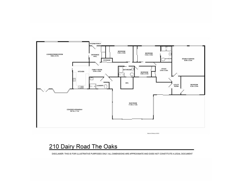 210 Dairy Road, The Oaks NSW 2570 Floorplan