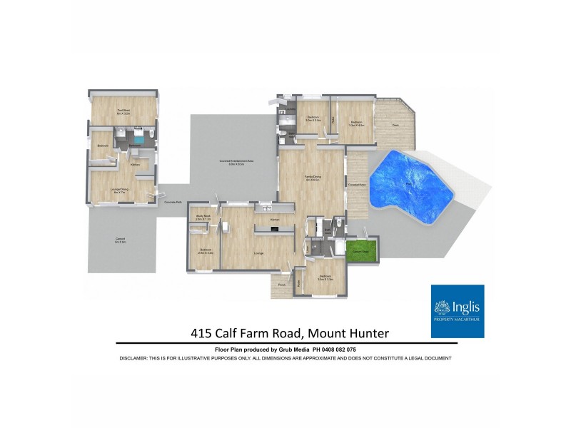 415 Calf Farm Road, Mount Hunter NSW 2570 Floorplan