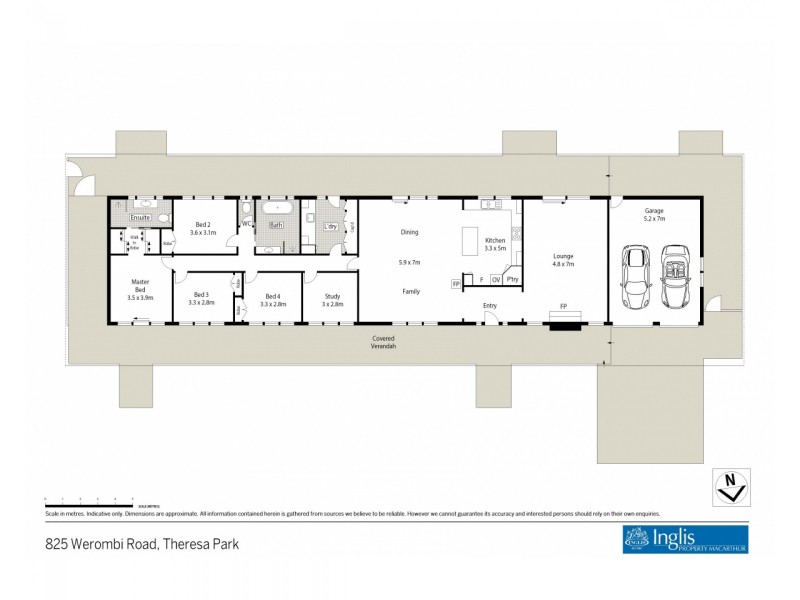 825 Werombi Road, Theresa Park NSW 2570 Floorplan