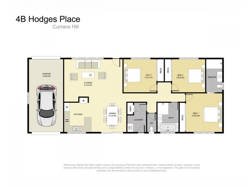 4B Hodges Place, Currans Hill NSW 2567 Floorplan