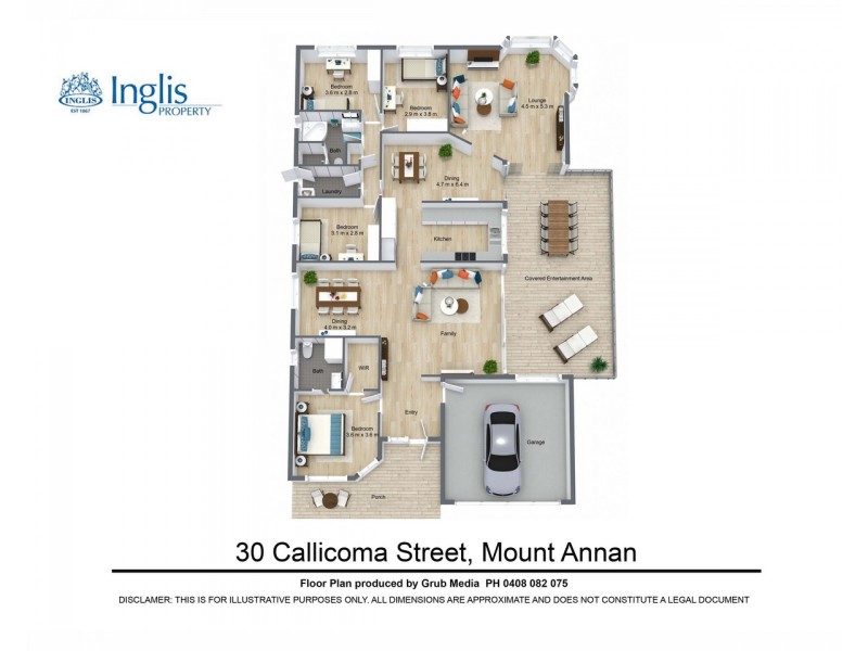 30 Callicoma Street, Mount Annan NSW 2567 Floorplan
