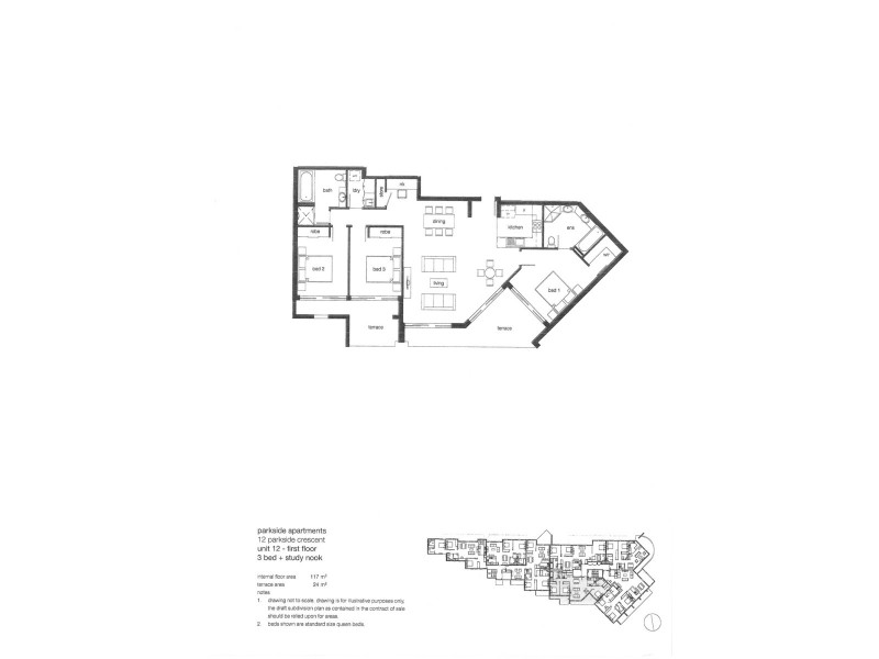 12/12 Parkside Crescent, Campbelltown NSW 2560 Floorplan