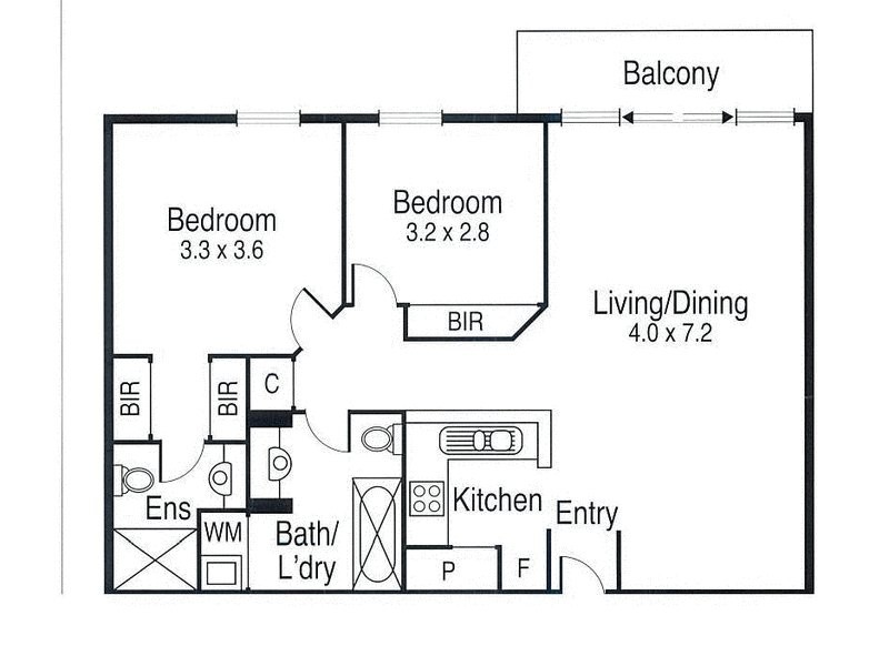 313/102 Camberwell Road, Hawthorn East VIC 3123 Floorplan