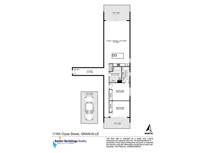 7/165 Clyde Street, Granville NSW 2142 Floorplan