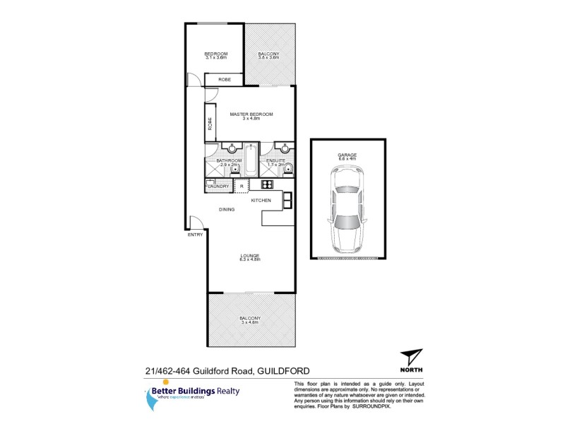 21/462-464 Guildford Road, Guildford NSW 2161 Floorplan