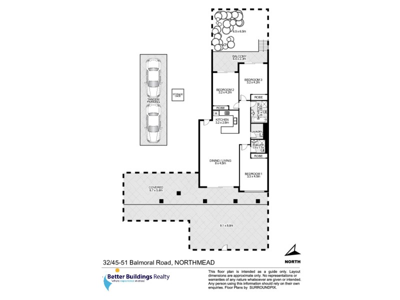 32/45-51 Balmoral Road, Northmead NSW 2152 Floorplan