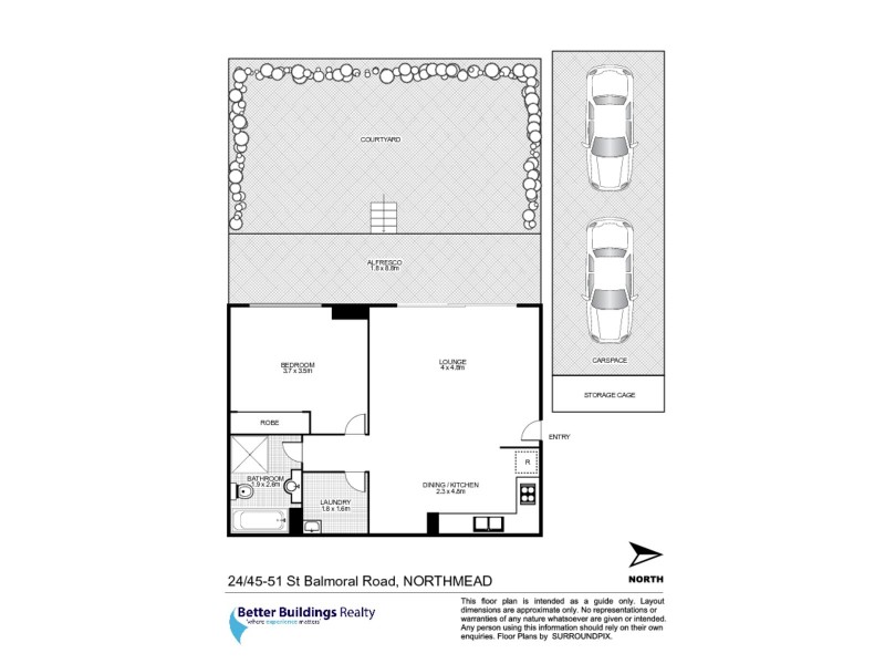 24/45-51 Balmoral Road, Northmead NSW 2152 Floorplan
