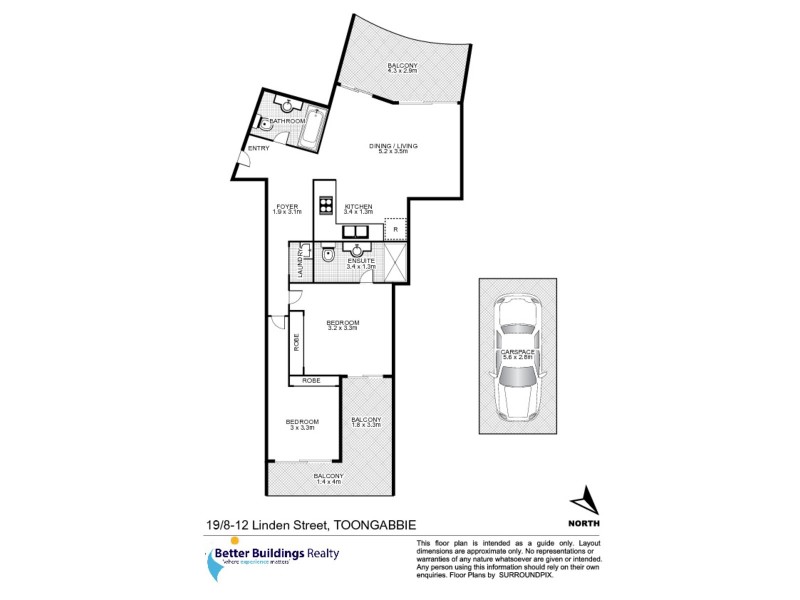 19/8-12 Linden Street, Toongabbie NSW 2146 Floorplan