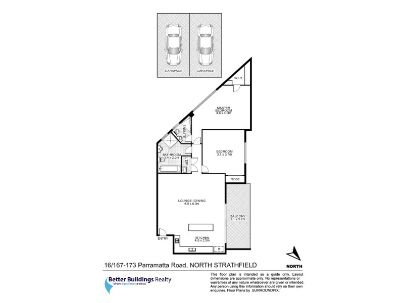 16/167-173 Parramatta Road, North Strathfield NSW 2137 Floorplan