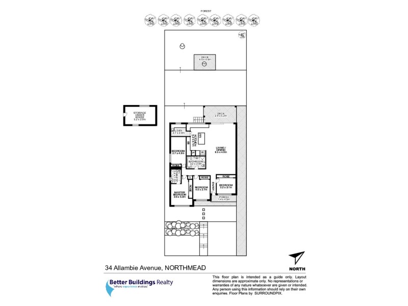 34 Allambie Avenue, Northmead NSW 2152 Floorplan