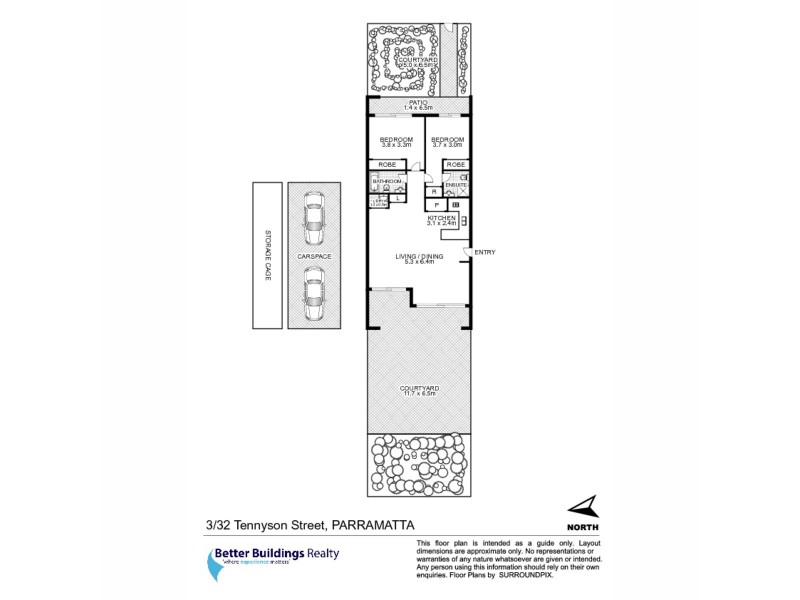 3/32 Tennyson Street, Parramatta NSW 2150 Floorplan