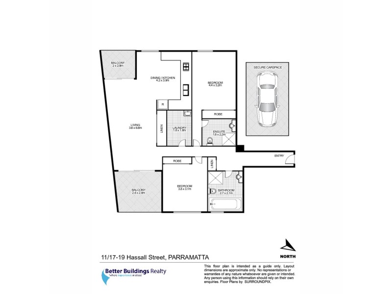 11/17 Hassall Street, Parramatta NSW 2150 Floorplan