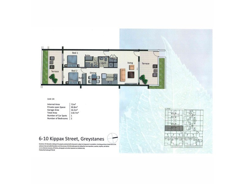 14/6 Kippax Street, Greystanes NSW 2145 Floorplan