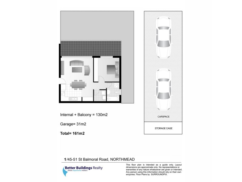 1/45-51 Balmoral Road, Northmead NSW 2152 Floorplan