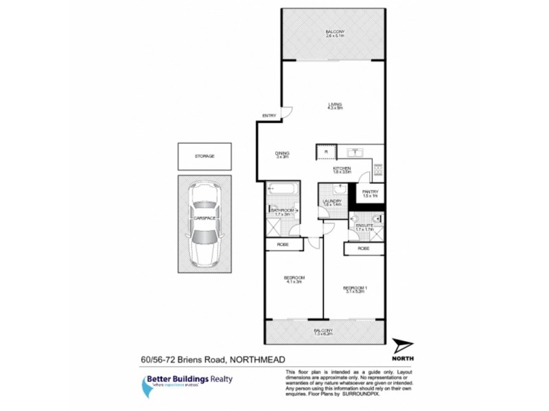 60/56-72 Briens Road, Northmead NSW 2152 Floorplan