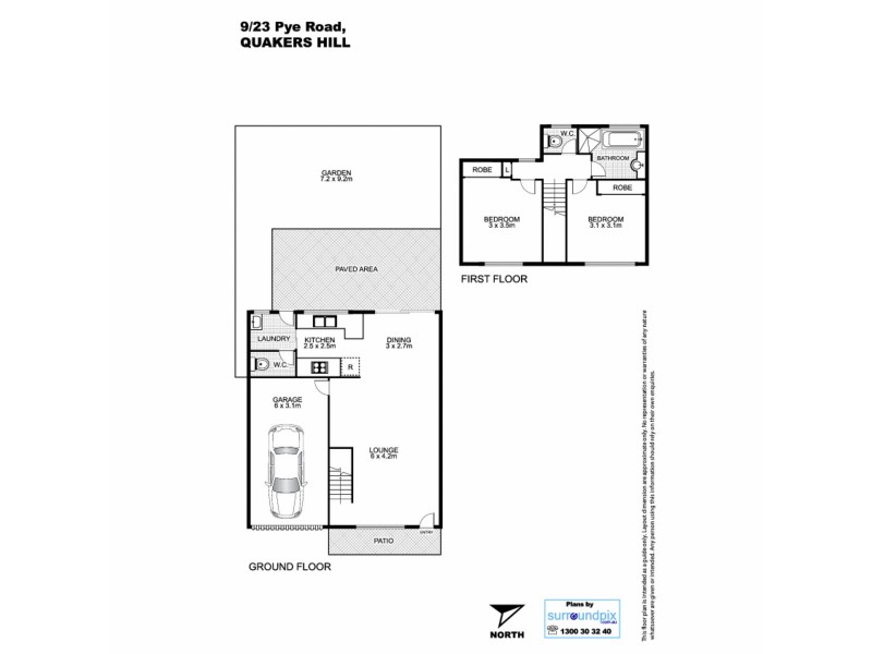 9/23 Pye Road, Quakers Hill NSW 2763 Floorplan