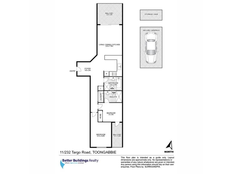 II/232 Targo Road, Toongabbie NSW 2146 Floorplan