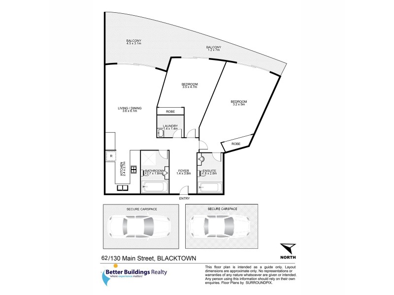 62/130 Main Street, Blacktown NSW 2148 Floorplan