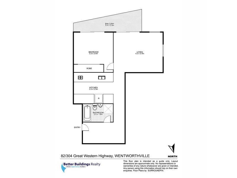 82/304 Great Western Highway, Wentworthville NSW 2145 Floorplan