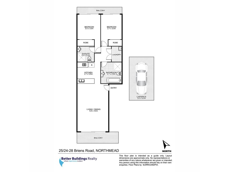 25/24-28 Briens Road, Northmead NSW 2152 Floorplan