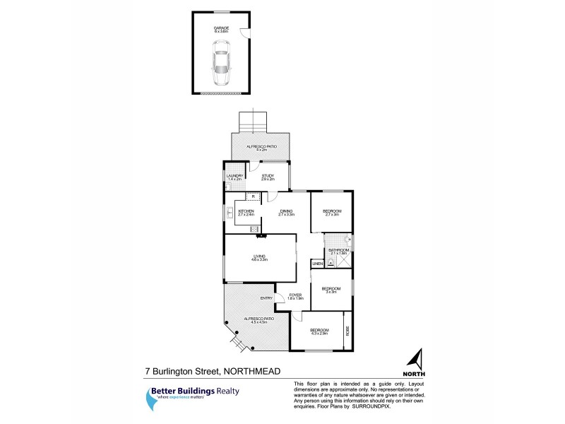 7 Burlington Street, Northmead NSW 2152 Floorplan