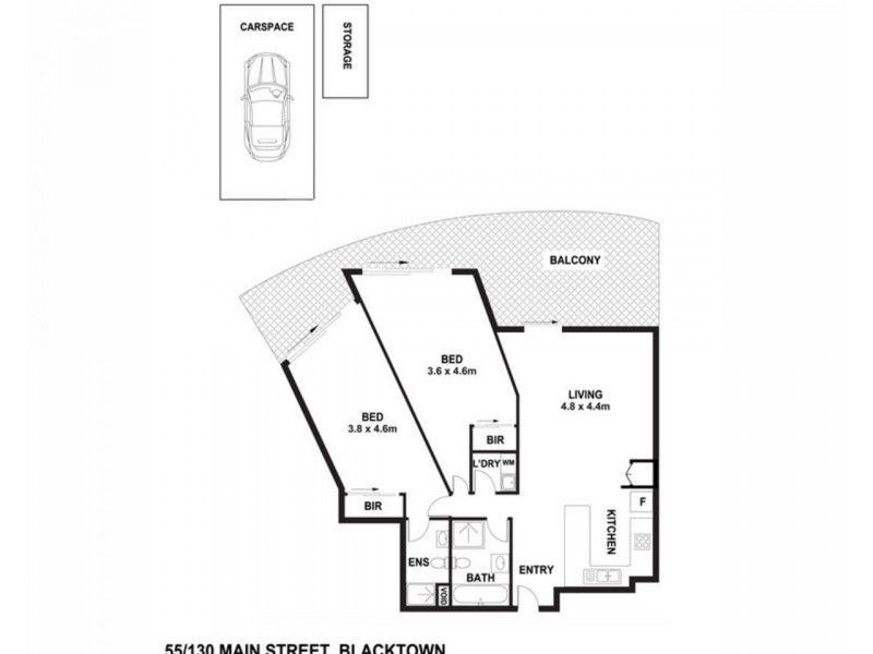55/130 Main Street, Blacktown NSW 2148 Floorplan