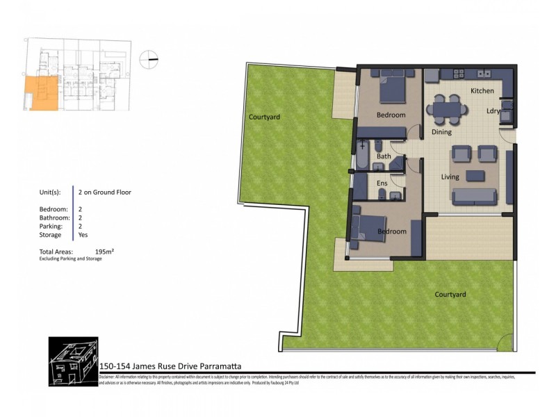 2/32 Tennyson Street, Parramatta NSW 2150 Floorplan