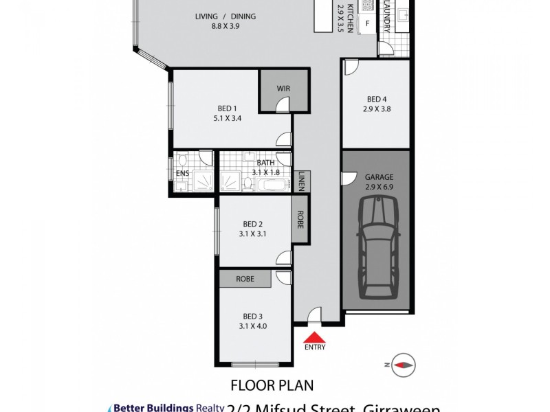 2/2 Mifsud Street, Girraween NSW 2145 Floorplan