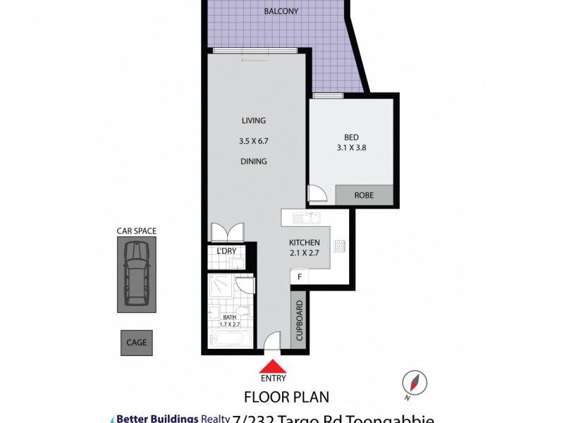 7/232 Targo Road, Toongabbie NSW 2146 Floorplan