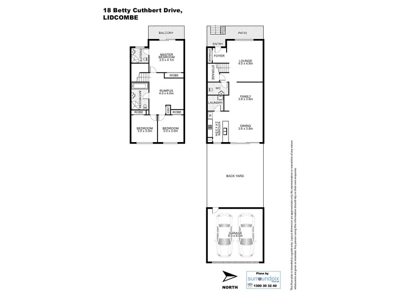 18 Betty Cuthbert Drive, Lidcombe NSW 2141 Floorplan