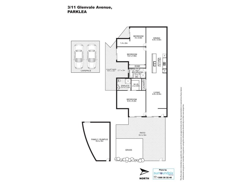 3/11 Glenvale Avenue, Parklea NSW 2768 Floorplan
