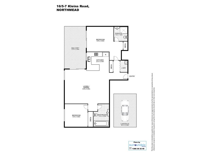 16/5-7 Kleins Road, Northmead NSW 2152 Floorplan