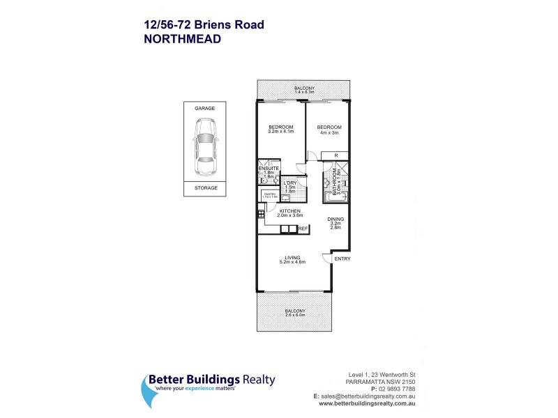 12/56-72 Briens Road, Northmead NSW 2152 Floorplan