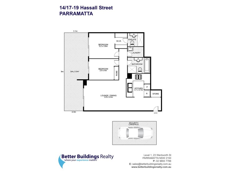 14/17-19 Hassall Street, Parramatta NSW 2150 Floorplan