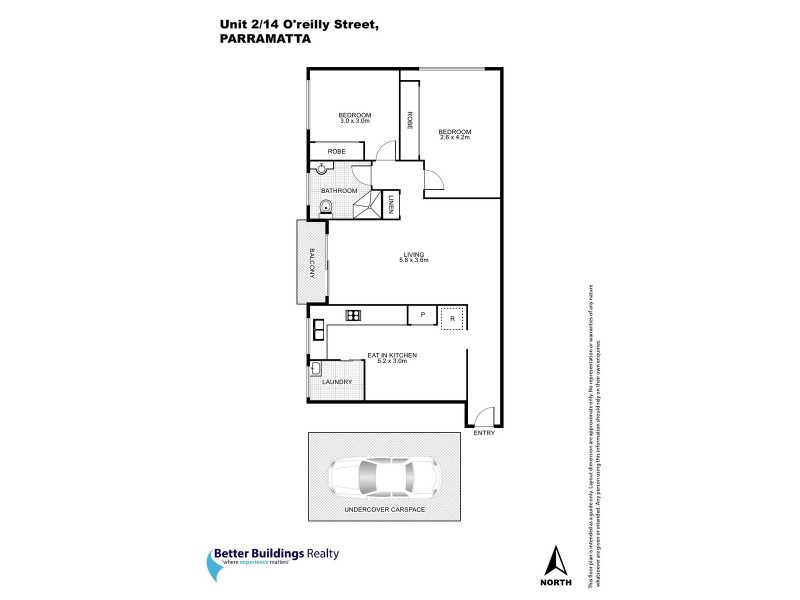 2/14 O’Reilly Street, Parramatta NSW 2150 Floorplan