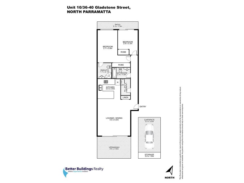 10/36-40 Gladstone Street, North Parramatta NSW 2151 Floorplan