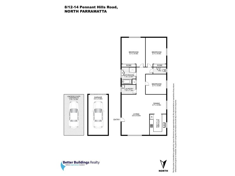 8/12-14 Pennant Hills Road, North Parramatta NSW 2151 Floorplan