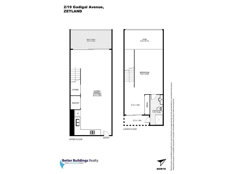 2/19 Gadigal Avenue, Zetland NSW 2017 Floorplan