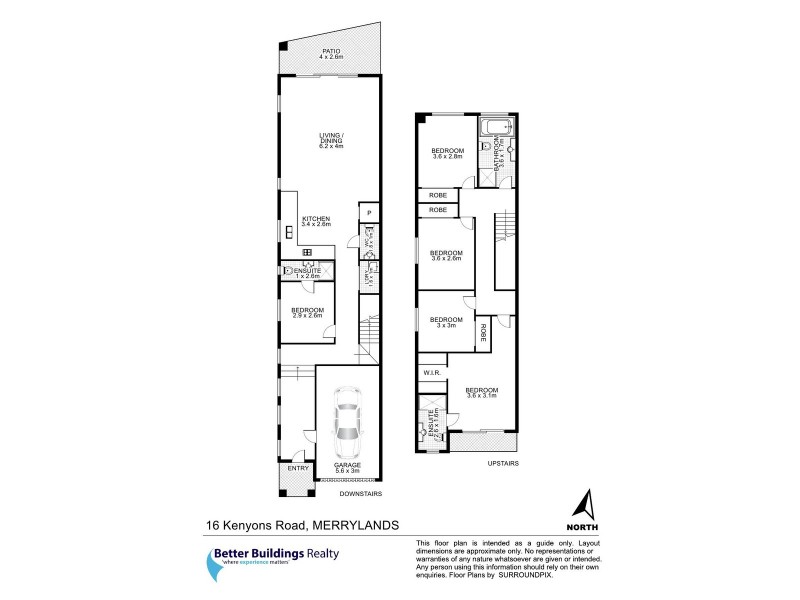 16 & 16A Kenyons Road, Merrylands NSW 2160 Floorplan