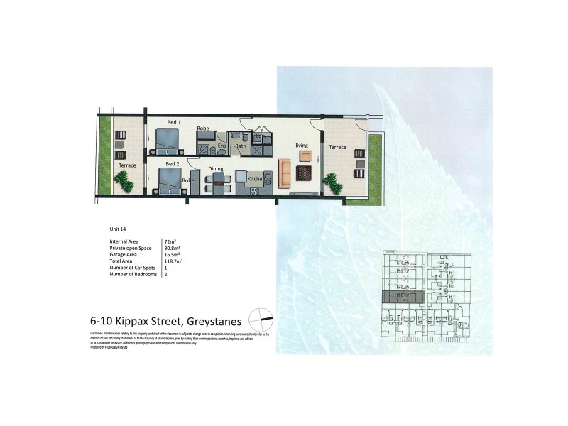 14/6-10 Kippax Street, Greystanes NSW 2145 Floorplan