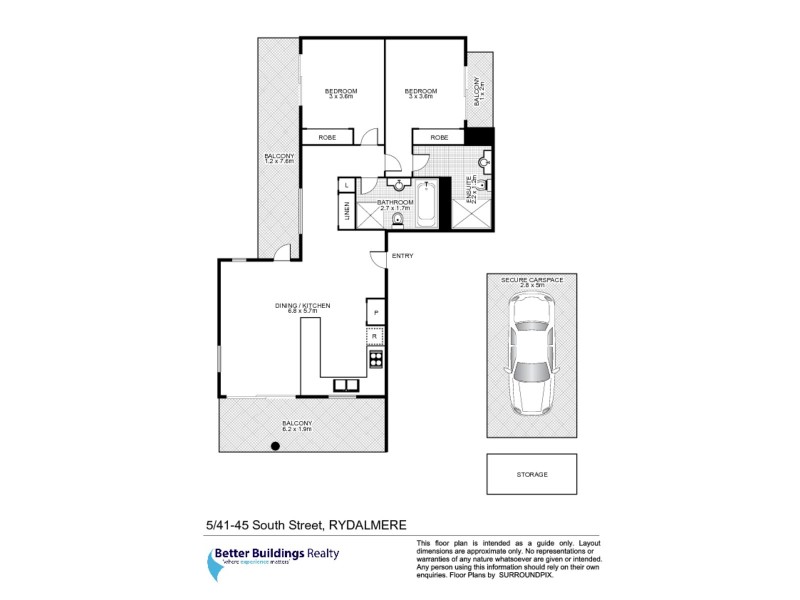 5/41-45 South Street, Rydalmere NSW 2116 Floorplan