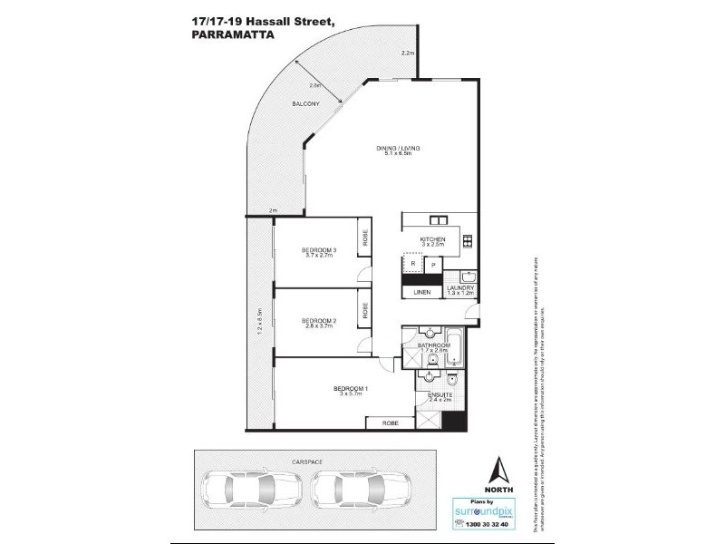 17/17-19 Hassall Street, Parramatta NSW 2150 Floorplan