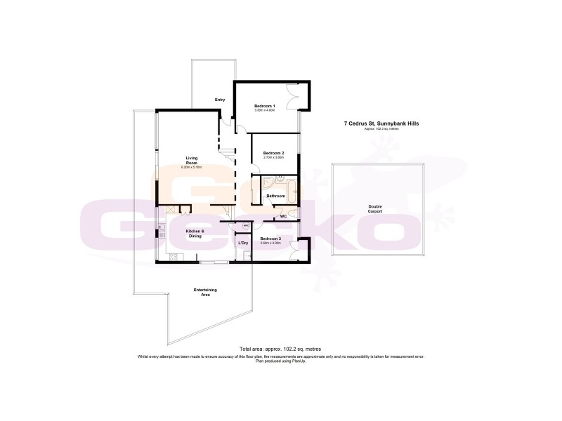 7 Cedrus Street, Sunnybank Hills QLD 4109 Floorplan