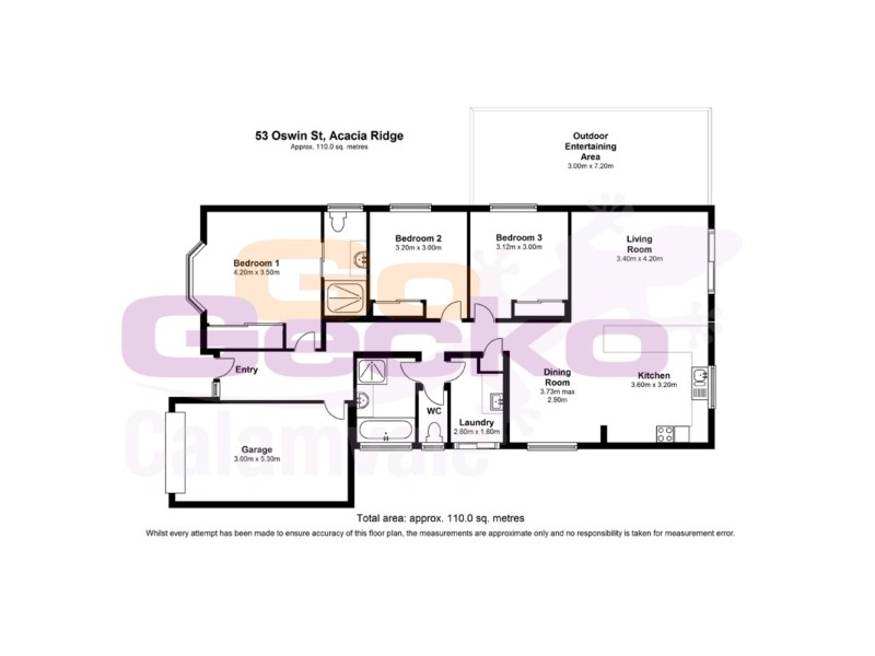 53 Oswin Street, Acacia Ridge QLD 4110 Floorplan