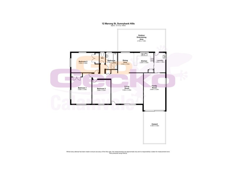12 Marong Street, Sunnybank Hills QLD 4109 Floorplan