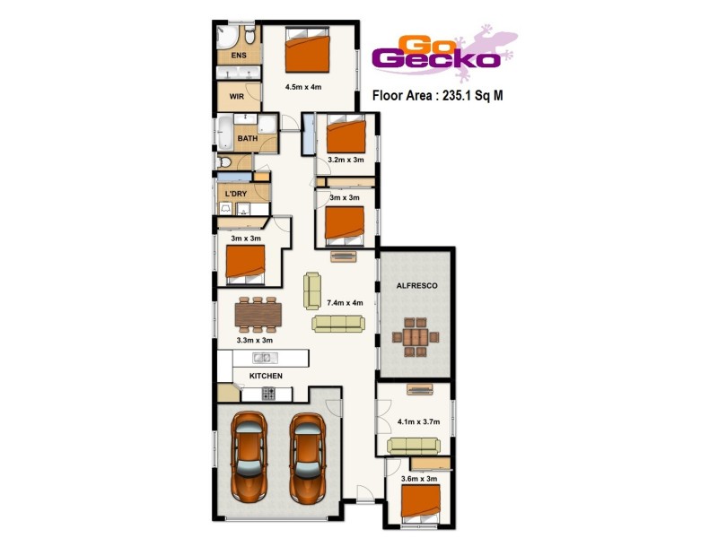 6 Girraween Cres, Parkinson QLD 4115 Floorplan
