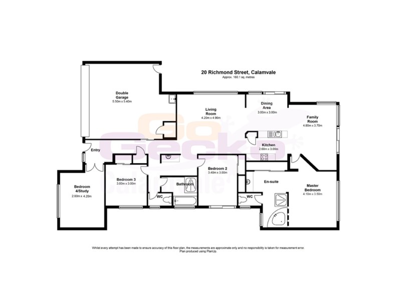 20 Richmond Street, Calamvale QLD 4116 Floorplan