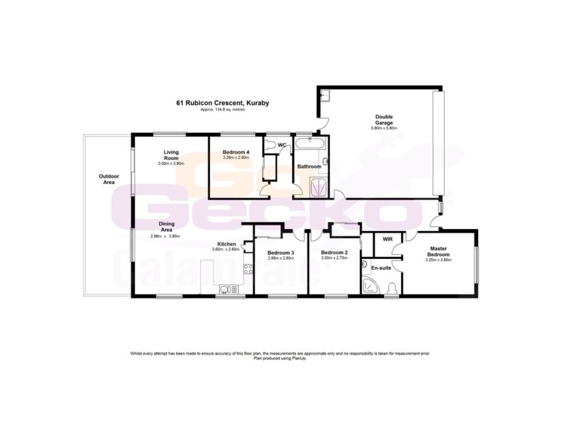 61 Rubicon Crescent, Kuraby QLD 4112 Floorplan