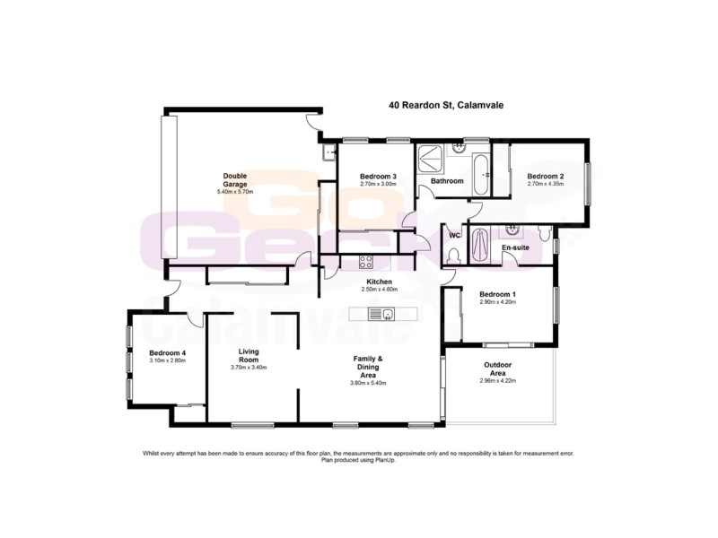 40 Reardon Street, Calamvale QLD 4116 Floorplan